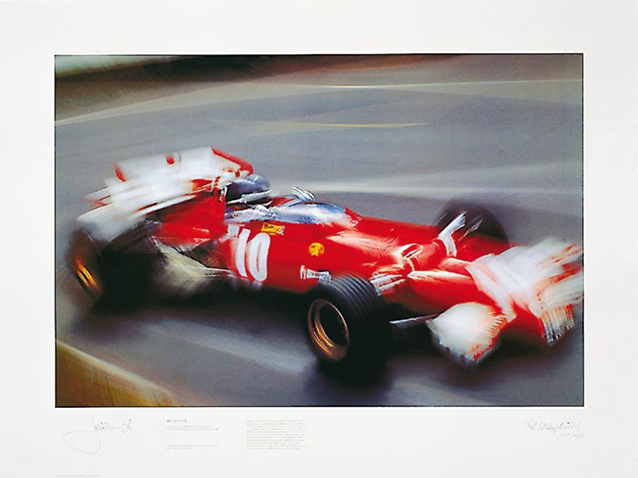 Jacky Ickx Zoom Print Signed