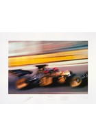 Emerson Fittipaldi Zoom Print Signed