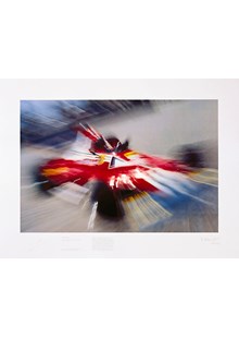 Niki Lauda Zoom Print Signed
