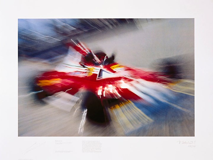 Niki Lauda Zoom Print Signed