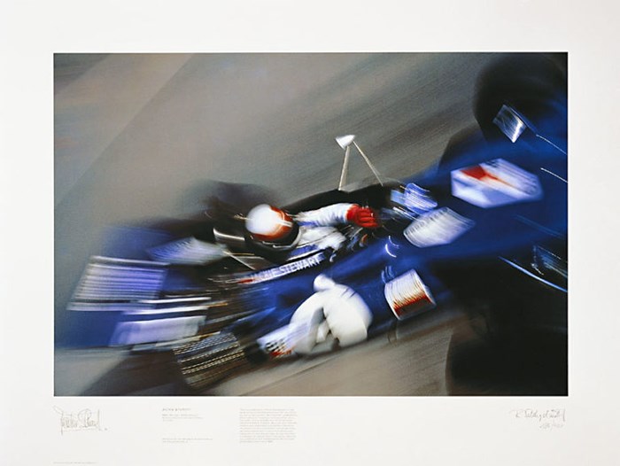 Jackie Stewart Zoom Print Signed