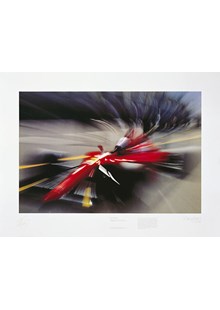 Alain Prost Zoom Print Signed