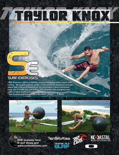 Surf Exercises with Taylor Knox DVD 