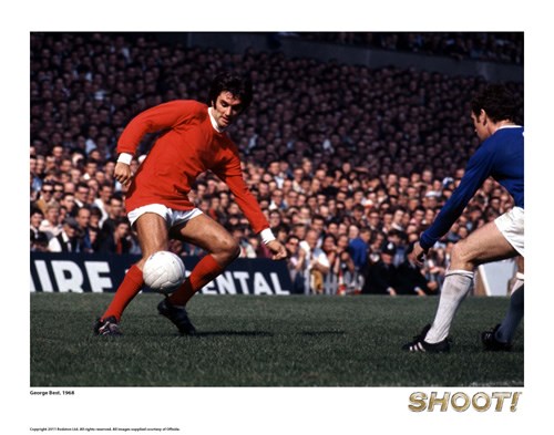 Shoot Legends - George Best 1968 Print