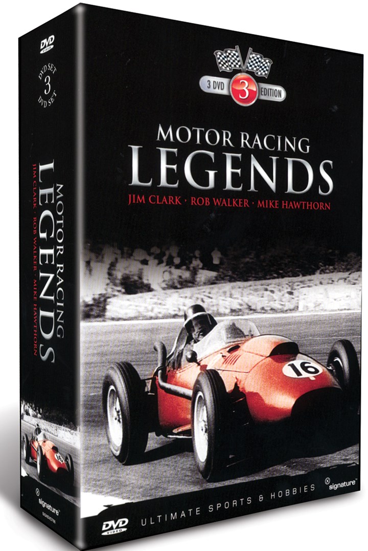 Motor Racing Legends Mike Hawthorn, Rob Walker & Jim Clark (3 DVD) Box Set