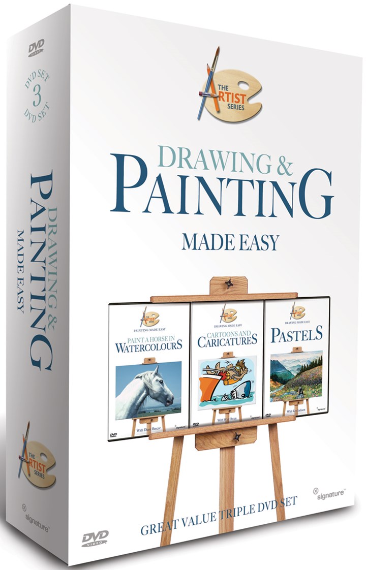 Painting & Drawing Made Easy 3DVD Box Set