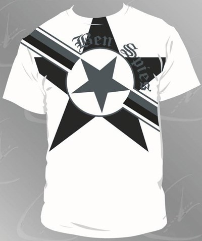Ben Spies Scepter T Shirt White - click to enlarge