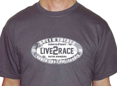 Speed Trials T Shirt Slate - click to enlarge