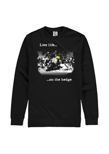 Live Life on the Hedge Sweatshirt Black