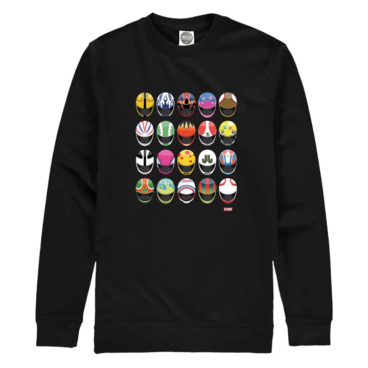 Modern Helmets Sweatshirt Black - click to enlarge