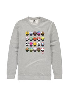 Modern Helmets Sweatshirt Heather Grey