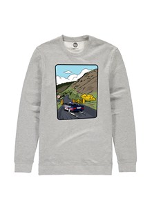 Ari Vatanen Dear God Sweatshirt Heather Grey