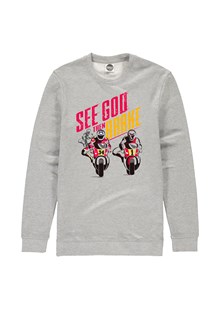 See God then Brake Sweatshirt Heather Grey