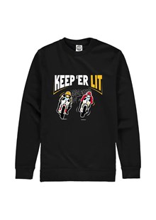 Keep Er Lit Sweatshirt Black