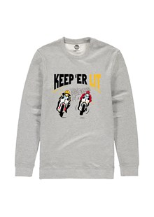 Keep Er Lit Sweatshirt Heather Grey