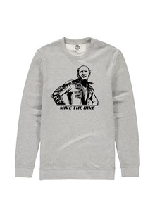 Mike the Bike Sweatshirt Heather Grey