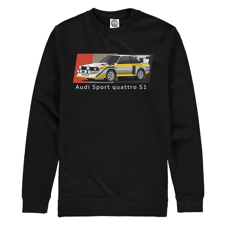Group B Monster Audi Quattro S1 Sweatshirt Black - click to enlarge