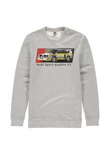 Group B Monster Audi Quattro S1 Sweatshirt Heather Grey
