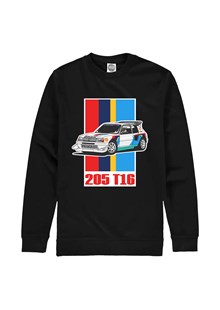 Group B Monster Peugeot 205 T16 Sweatshirt Black