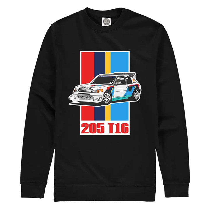 Group B Monster Peugeot 205 T16 Sweatshirt Black - click to enlarge