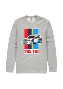 Group B Monster Peugeot 205 T16 Sweatshirt Heather Grey