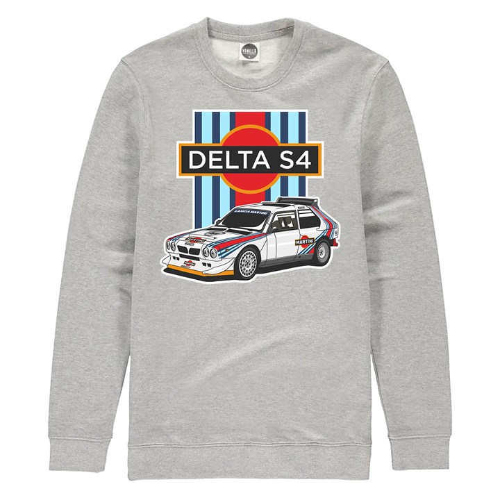 Group B Monster Lancia Delta S4 Sweatshirt Heather Grey - click to enlarge