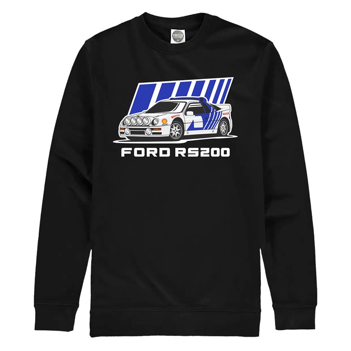 Group B Monster Ford RS200 Sweatshirt Black - click to enlarge
