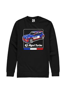 Group B Monster Renault 5 Maxi Turbo Sweatshirt Black