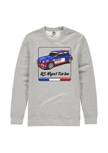 Group B Monster Renault 5 Maxi Turbo Sweatshirt Heather Grey