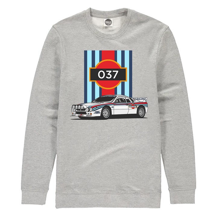 Group B Monster Lancia 037 Sweatshirt Heather Grey - click to enlarge