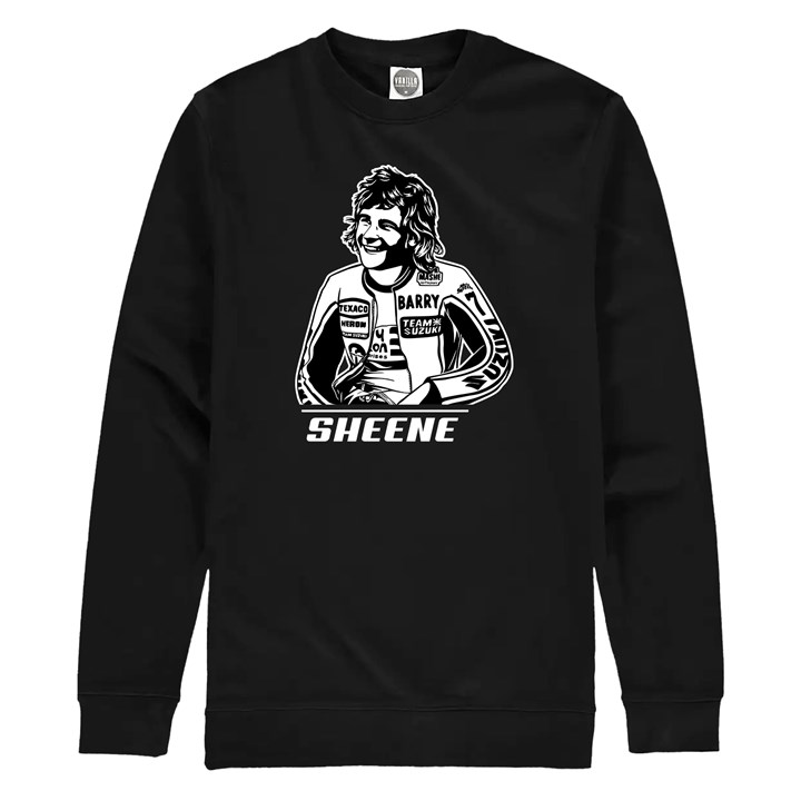 Barry Sheene Sweatshirt Black - click to enlarge