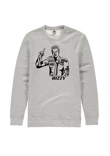 Steve Hislop Stencil Sweatshirt Heather Grey