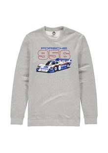 Porsche 956 Group C Car Sweatshirt Heather Grey