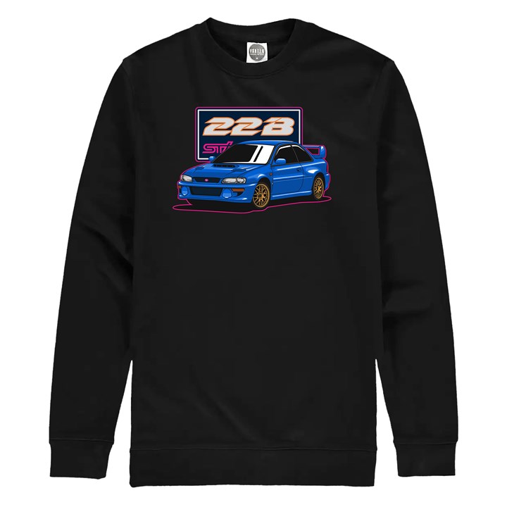 Subaru Impreza 22B Sweatshirt Black - click to enlarge