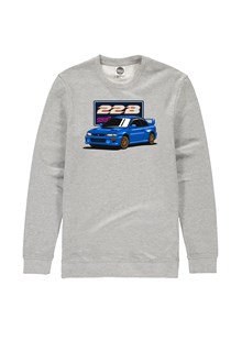 Subaru Impreza 22B Sweatshirt Heather Grey