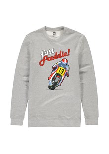 Fast Freddie Spencer Sweatshirt Heather Grey