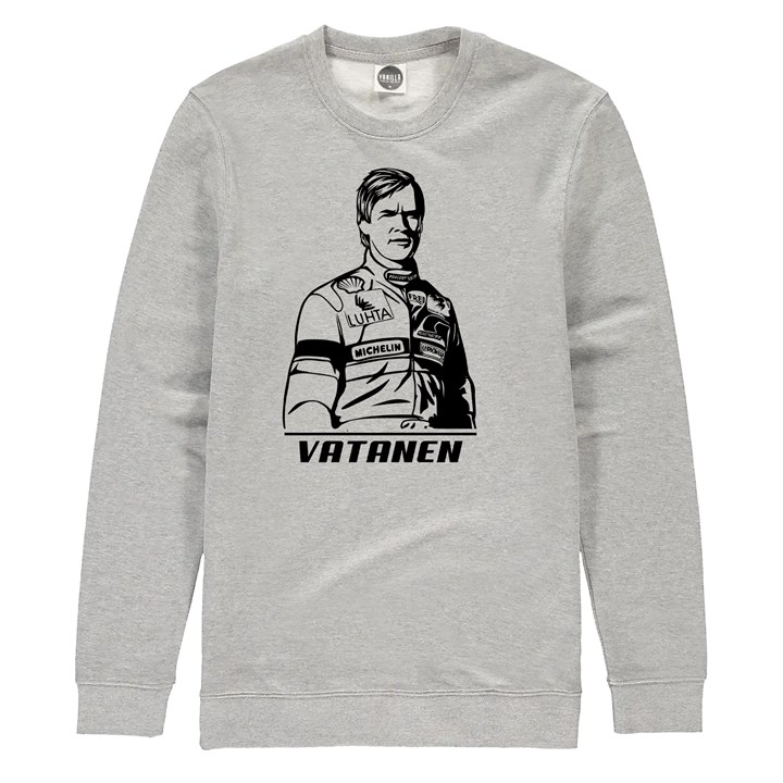 Ari Vatanen Sweatshirt Heather Grey - click to enlarge