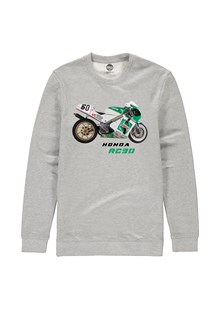 Honda RC30 Sweatshirt Heather Grey