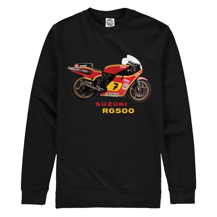 Suzuki RG500 Sweatshirt Black - click to enlarge