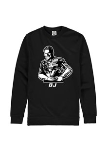 David Jefferies Stencil Sweatshirt Black