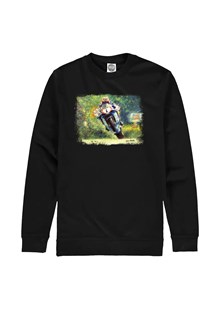 David Jefferies Art Print Sweatshirt Black