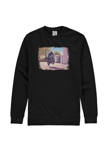 Geoff Duke Art Print Sweatshirt Black