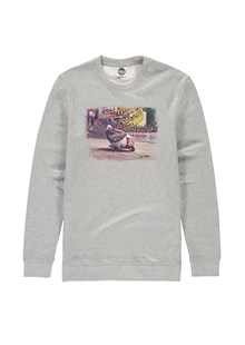 Bob McIntyre Art Print Sweatshirt Heather Grey