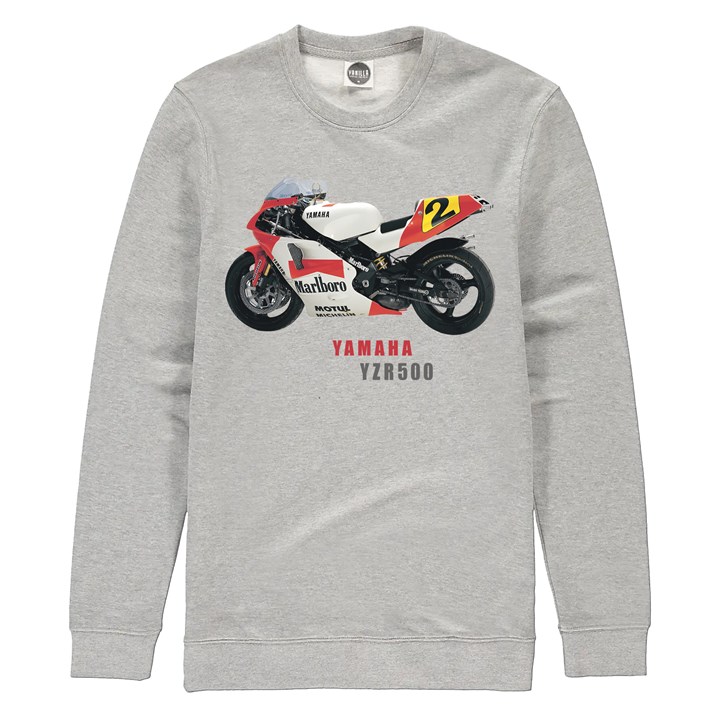 Yamaha YZR5000 Sweatshirt Heather Grey - click to enlarge