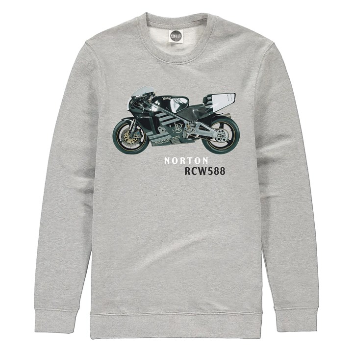 JPS Norton RCW588 Sweatshirt Heather Grey - click to enlarge