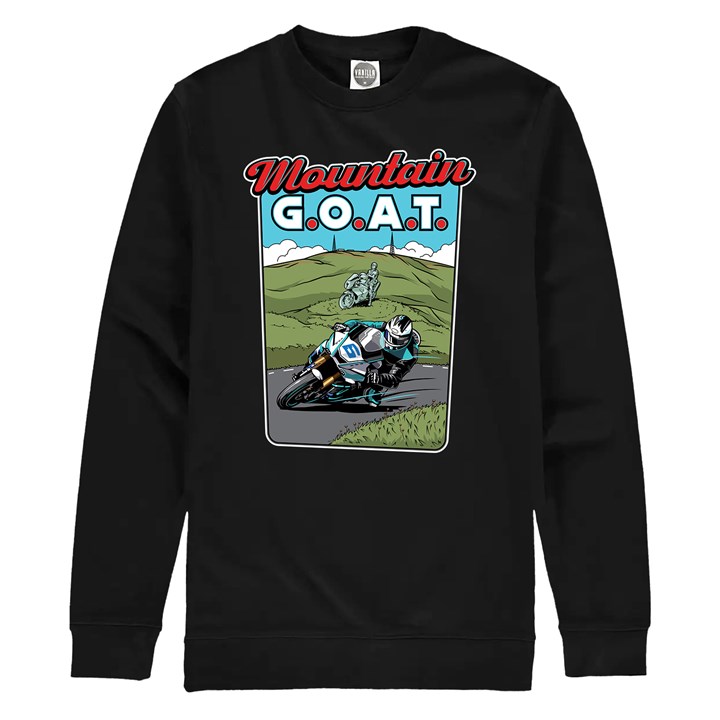 Mountain GOAT Sweatshirt Black - click to enlarge