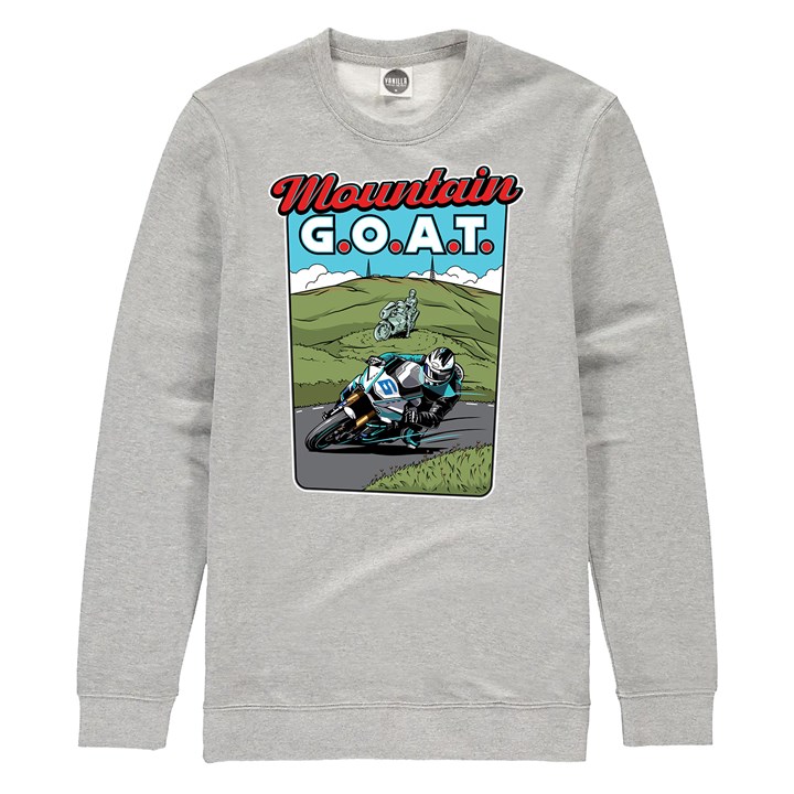 Mountain GOAT Sweatshirt Heather Grey - click to enlarge