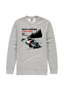 Mike Hailwood Honda Six Sweatshirt Heather Grey