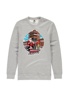 IOM Road Racing Christmas Sweatshirt Heather Grey