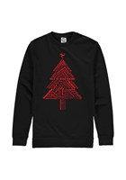 Isle of Road Racing Christmas Tree Sweatshirt Black